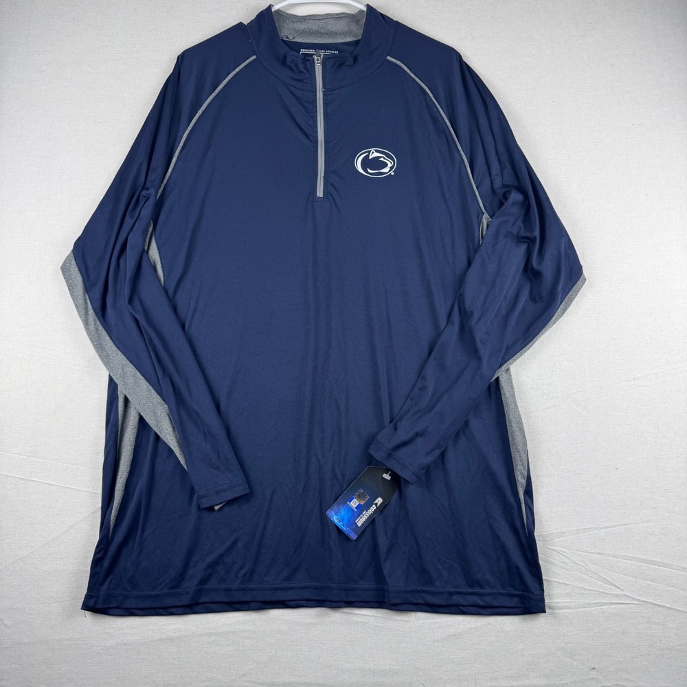 Colosseum Penn State Nittany Lions 1/4 Zip Pullover Navy Blue XXL DOTZ128NV10001